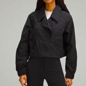 Lululemon cropped trench jacket